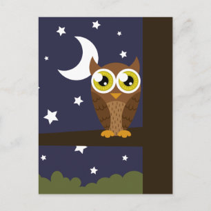 Postkarte "Night Owl"