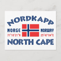Postkarte NORDKAPP Norwegen