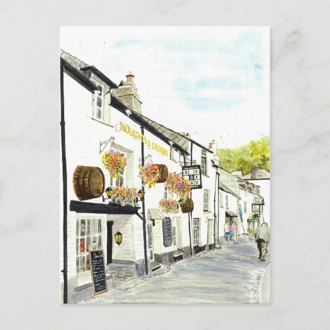 Postkarte "Noughts & Crosses" (Vorderseite)