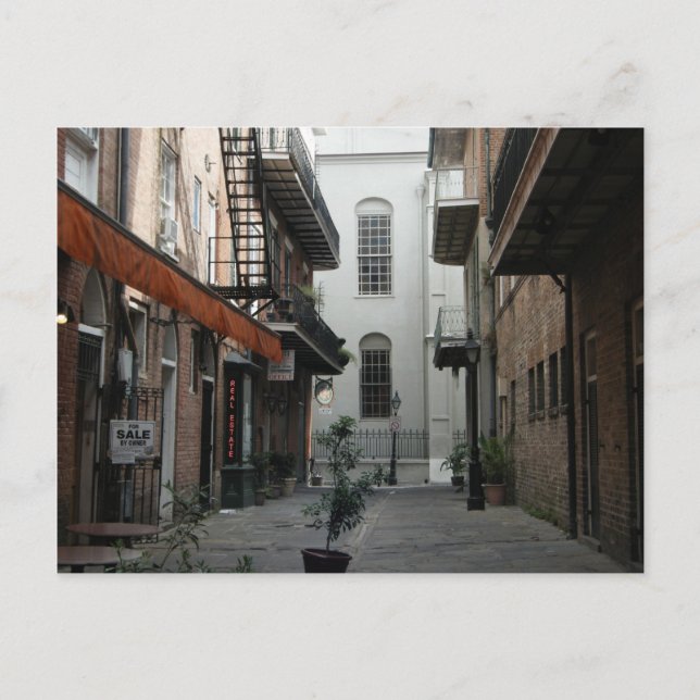 Postkarte Nr. 2 des französischen Viertels (Vorderseite)