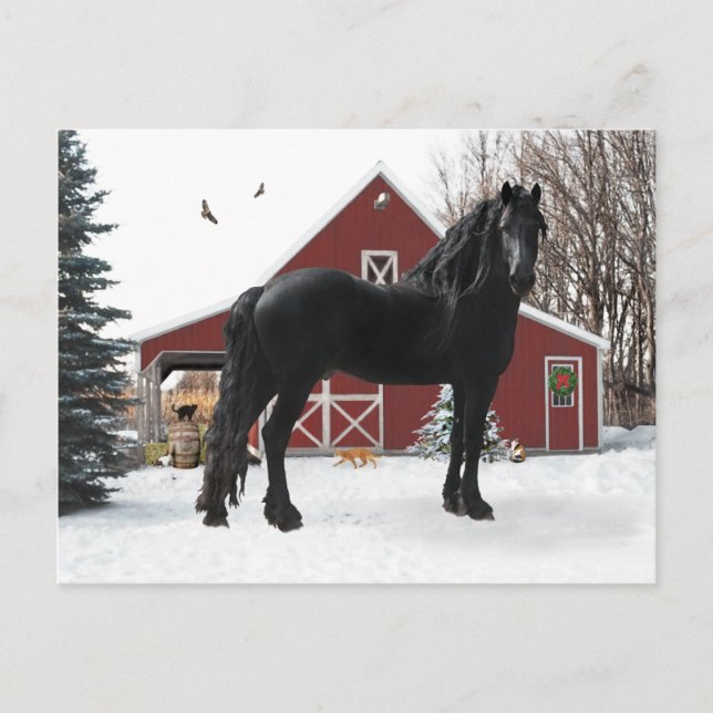 Postkarte "Oberon In Winter" (Vorderseite)