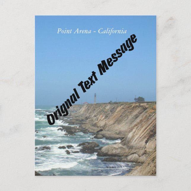 Postkarte - Originaltext (Vorderseite)