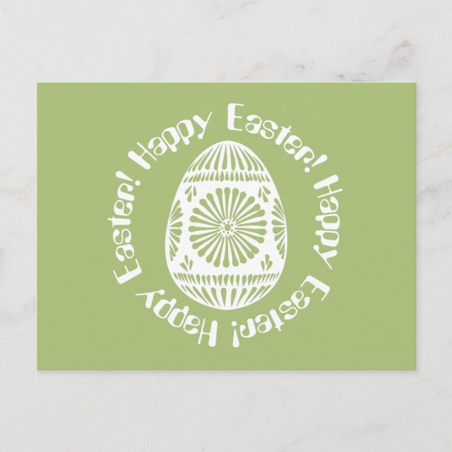 Postkarte Ostereier (Vorderseite)