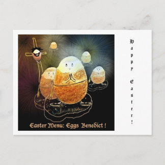 Postkarte Ostereier Benedict