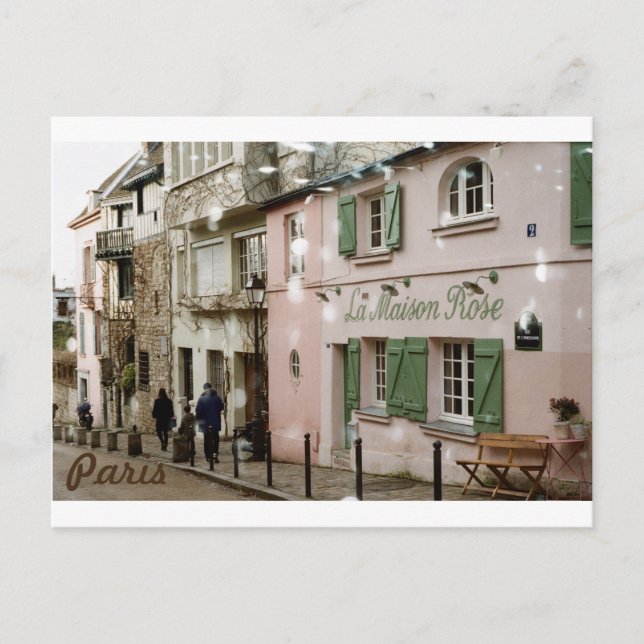 Postkarte, Paris Monmartre Postkarte (Vorderseite)