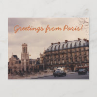 Postkarte Paris Street