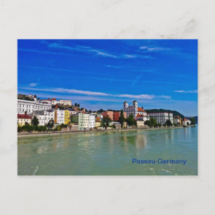 Postkarte Passau, Bayern, Deutschland,