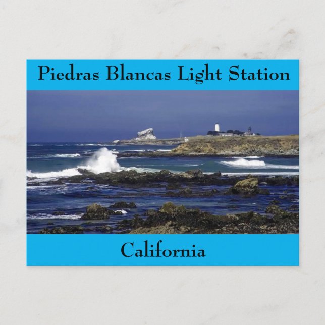 Postkarte Piedras Blancas Light (Vorderseite)