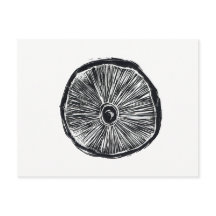 Postkarte - Pilz-Lino drucken