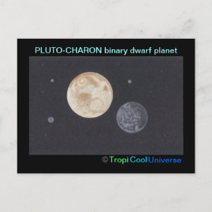 Postkarte Planet PLUTO
