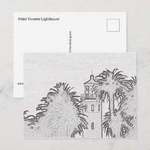 Postkarte - Point Vicente Lighthouse in Farbe