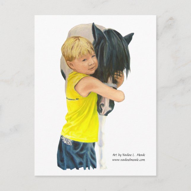 Postkarte, Pony-Liebe Postkarte (Vorderseite)
