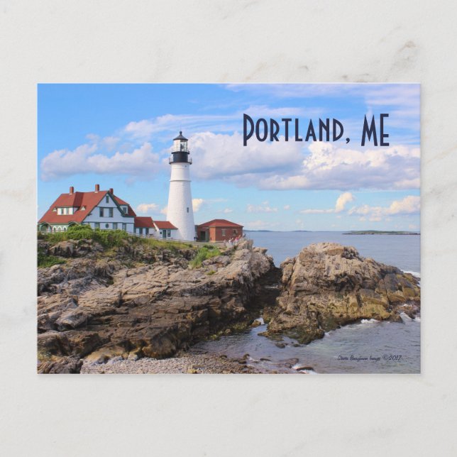 Postkarte Portland Head Lighthouse (Vorderseite)