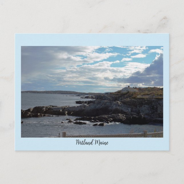 Postkarte Portland Maine (Vorderseite)