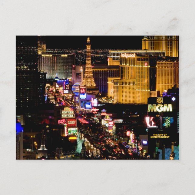 Postkarte / Postkarte Las Vegas Strip (Vorderseite)