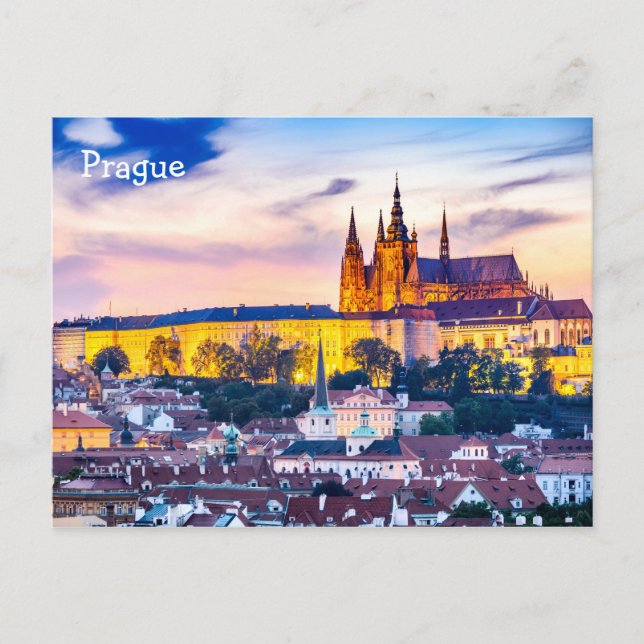 Postkarte Prag (Vorderseite)