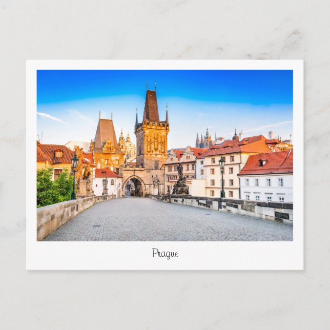 Postkarte Prag in Tschechien (Vorderseite)