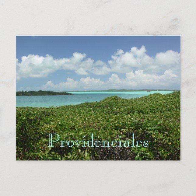 Postkarte, "PROVIDENCIALES/TURKS & CAICOS INSELN" Postkarte (Vorderseite)