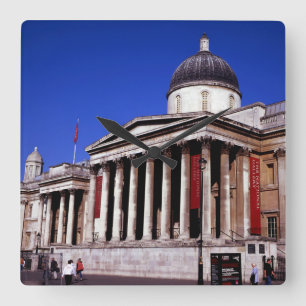 Postkarte Quadratische Wanduhr