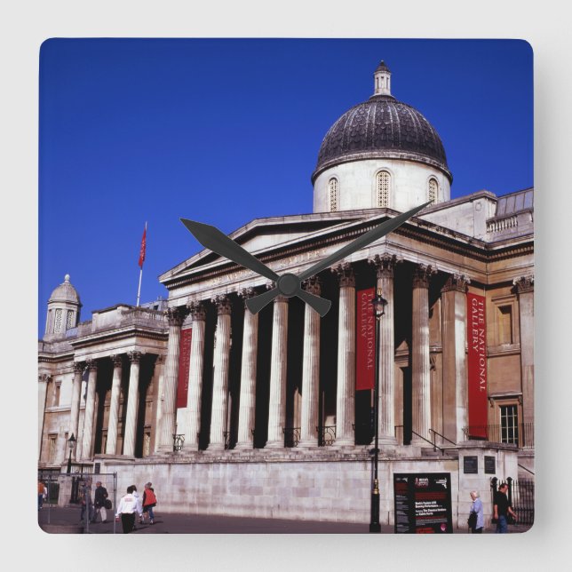 Postkarte Quadratische Wanduhr (Vorderseite)