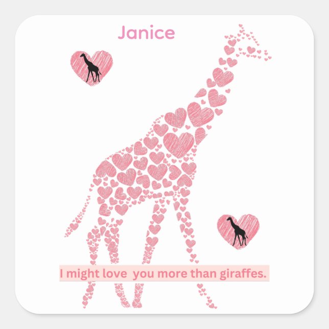 Postkarte Quadratischer Aufkleber (Vorderseite)