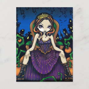 Postkarte "Queen of Halloween"