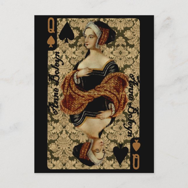 Postkarte Queen of Spades (Vorderseite)