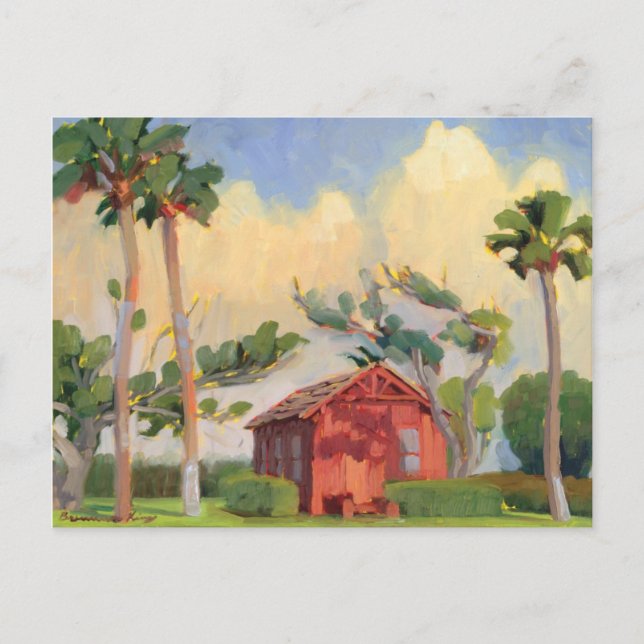 Postkarte Red Schoolhouse (Vorderseite)