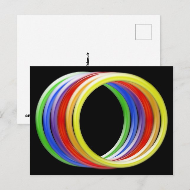 Postkarte - Regenbogen (Vorne/Hinten)