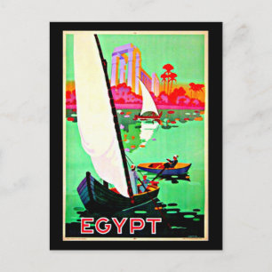 Postkarte-Reise in alten Zeiten-Ägypten Postkarte