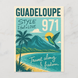 Postkarte Retro Guadeloupe 971   Postcard