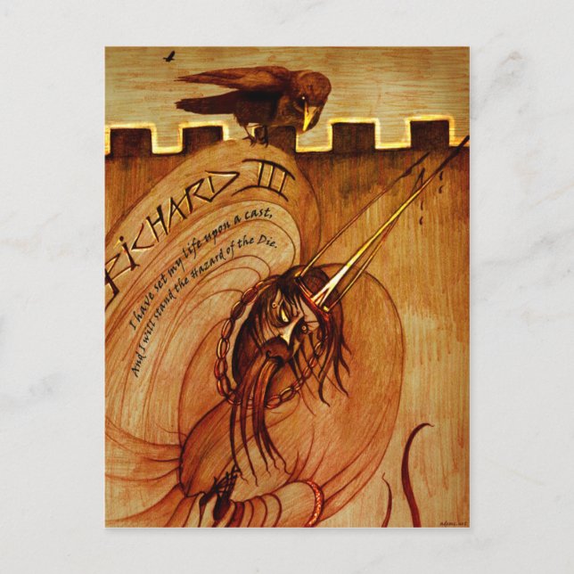 Postkarte "Richard 3." (Vorderseite)