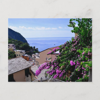 Postkarte/ Riomaggiore Blick Postkarte