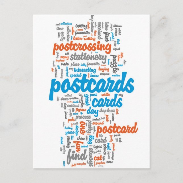 Postkarte "Rot verschieben" (Vorderseite)