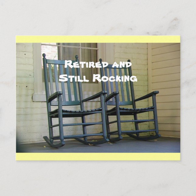 Postkarte "Ruhend und still Rocking" (Vorderseite)