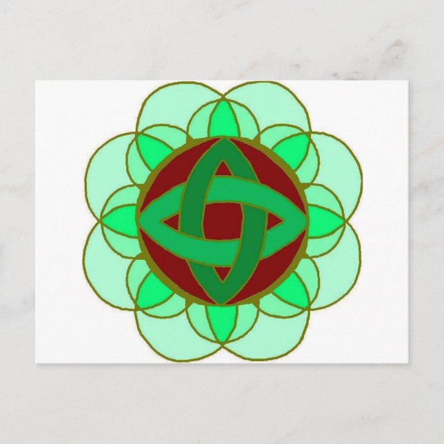 Postkarte "Sacred Heart Chakra" (Vorderseite)