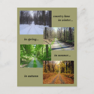 Postkarte "Saison in Country" Foto