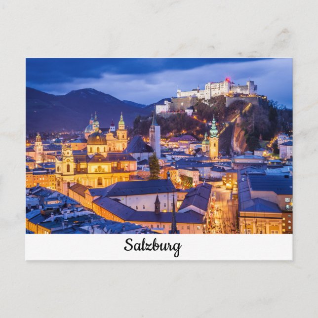 Postkarte Salzburg (Vorderseite)