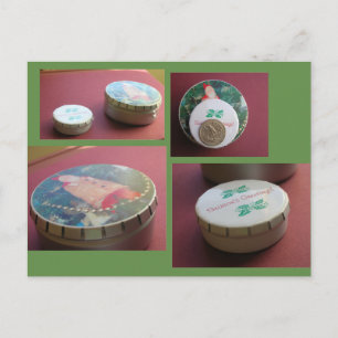 Postkarte - Sample size Candy Tins