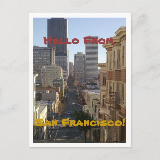 Postkarte San Francisco, Kalifornien (Vorderseite)