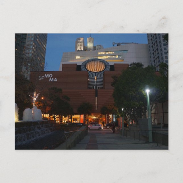 Postkarte San Francisco MOMA (Vorderseite)