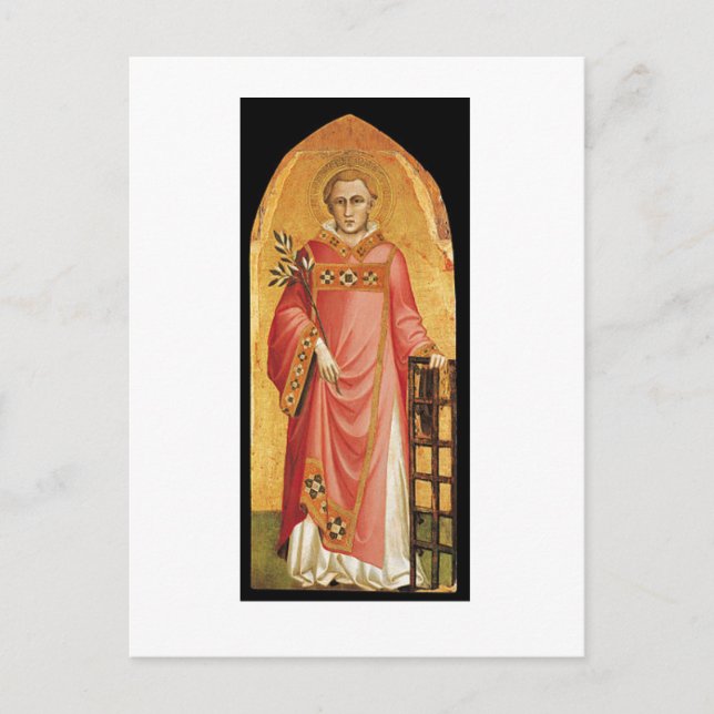 Postkarte San Lorenzo (Gold) (Vorderseite)