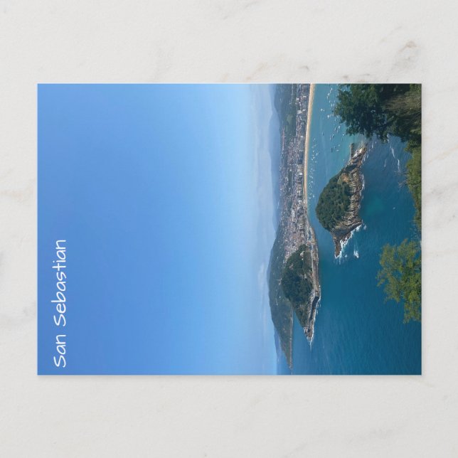 Postkarte San Sebastian (Vorderseite)