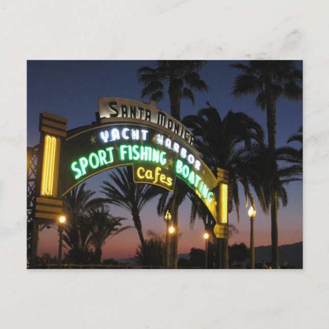 Postkarte Santa Monica Pier (Vorderseite)