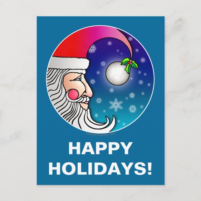 Postkarte - Santa Moon (Vorderseite)