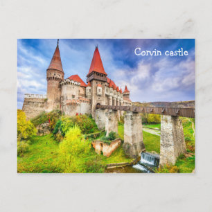 Postkarte Schloss Corvin