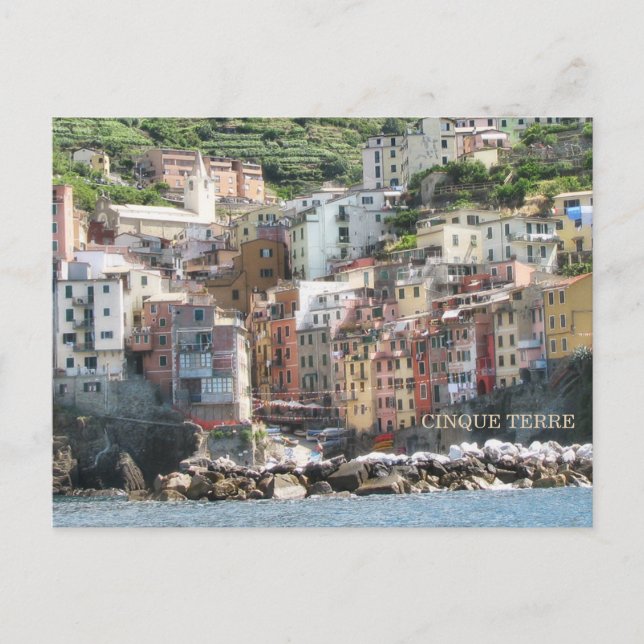 POSTKARTE Schöne malerische Cinque Terre  (Vorderseite)