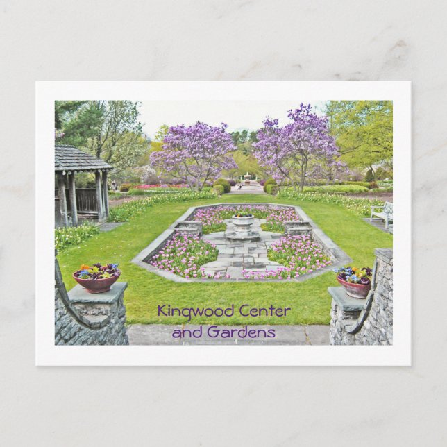 Postkarte / SCHÖNES KINGWOOD CENTER UND GARTEN (Vorderseite)
