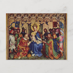 Postkarte (Schrift): Mt 2:11 Räume Pilgerfahrt