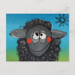 Postkarte "Schwarzes Schaf"